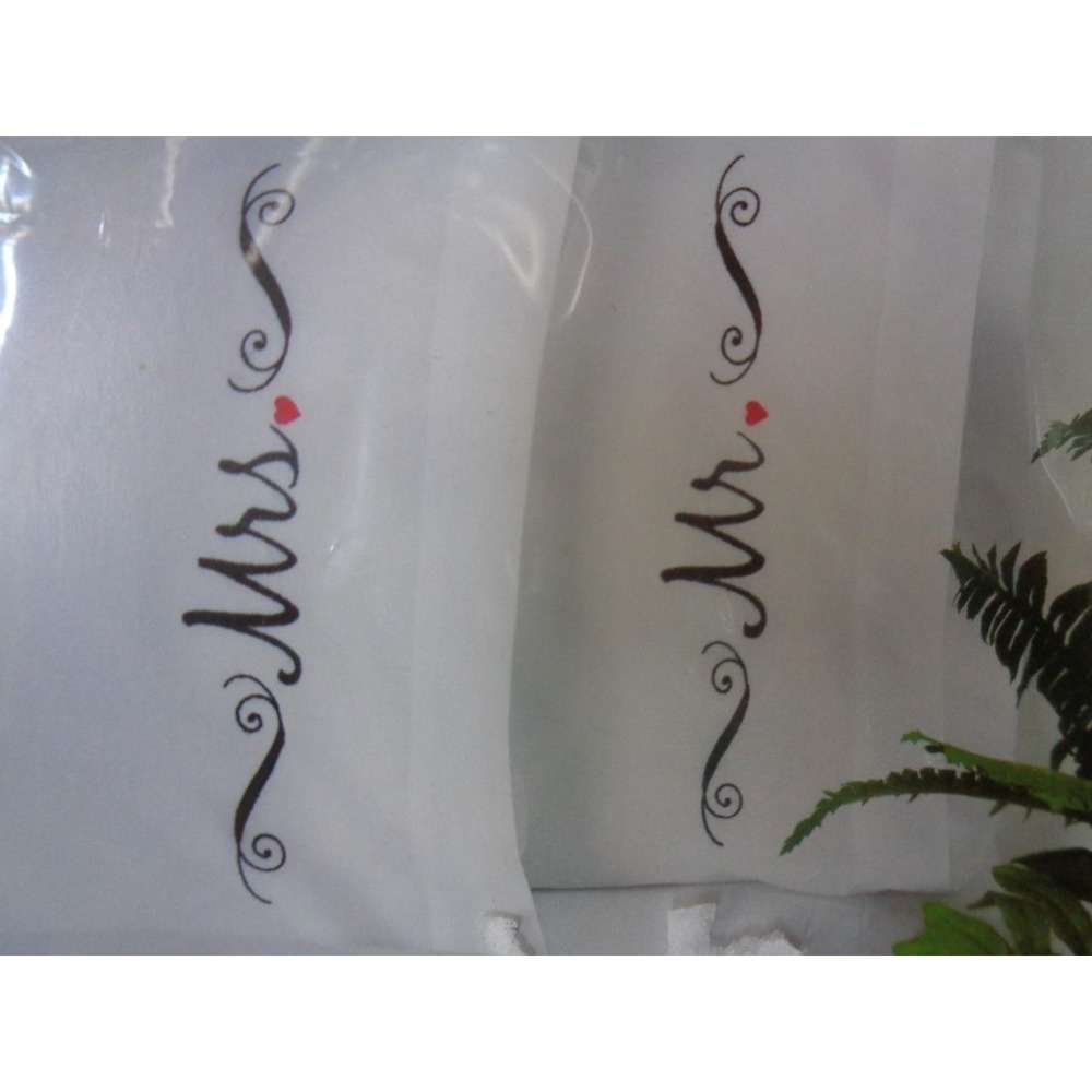 Dimensions Mr. & Mrs. Pillow Cases Embroidery Set Kit
